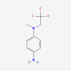 molecular formula C9H11F3N2 B12430210 N1-Methyl-N1-(2,2,2-trifluoroethyl)benzene-1,4-diamine 