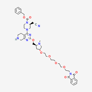 molecular formula C43H54N8O9 B12430218 K-Ras ligand-Linker Conjugate 1 