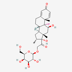 molecular formula C28H39FO10 B12430240 Dexamethasone 21-galactoside CAS No. 92901-23-0