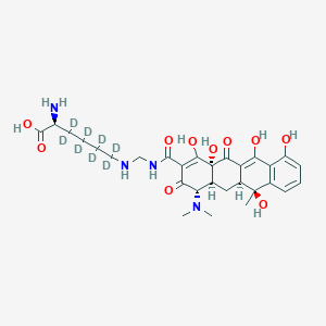 molecular formula C29H38N4O10 B12430255 Lymecycline-d8 