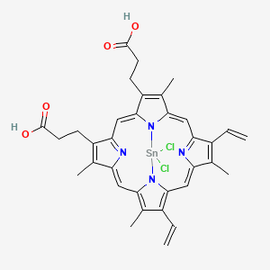 molecular formula C34H32Cl2N4O4Sn B12430269 Tinprotoporphyrinixdichloride 
