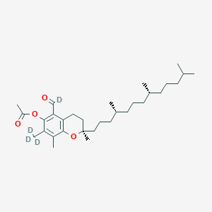 molecular formula C31H50O4 B12430280 Delta-Tocopherol-5-formyl-chroman-2,7,8-trimethyl-6-yl-acetate-d4 