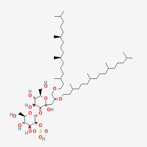 molecular formula C55H108O16S B124303 2,3-Diphytanyl-msgg CAS No. 153085-58-6
