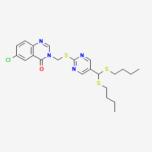 molecular formula C22H27ClN4OS3 B12430322 Anti-TSWV agent 1 