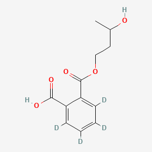 molecular formula C12H14O5 B12430362 Mono(3-hydroxybutyl)phthalate-d4 