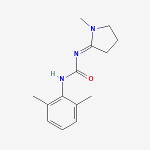 1-(2,6-Dimethylphenyl)-3-(1-methylpyrrolidin-2-ylidene)urea