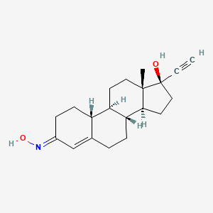 molecular formula C20H27NO2 B1243040 Norethisterone-3-oxime CAS No. 23965-86-8