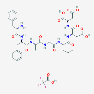 molecular formula C39H50F3N7O14 B12430410 FFAGLDD TFA 