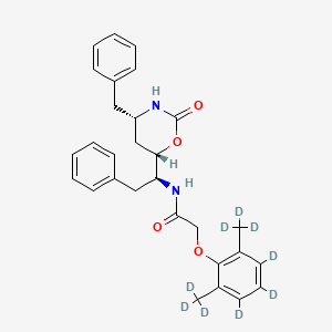molecular formula C29H32N2O4 B12430415 N2-Des(L-valinyl) Lopinavir N2,O5-oxazine-d9 