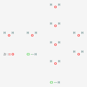 molecular formula Cl2H18O9Zr B12430425 oxozirconium;octahydrate;dihydrochloride 
