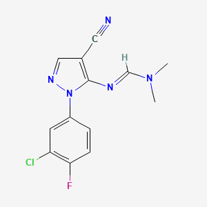 molecular formula C13H11ClFN5 B1243044 Binucleine 2 CAS No. 220088-42-6