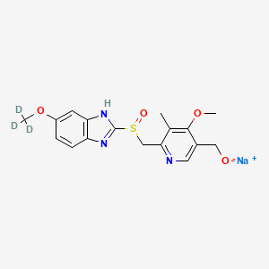 molecular formula C17H18N3NaO4S B12430485 5-Hydroxy Omeprazole-d3 (sodium) 