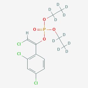 molecular formula C12H14Cl3O4P B12430516 Chlorfenvinphos-D10 (Z/E ~ 1/2) (E Major) 