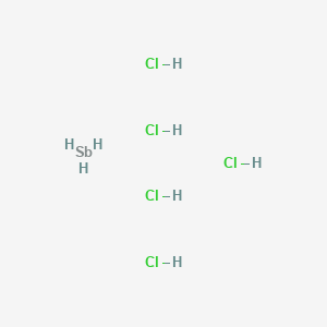 molecular formula Cl5H8Sb B12430534 Stibane;pentahydrochloride 