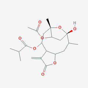 molecular formula C21H30O8 B12430551 1-Acetyltagitinin A 