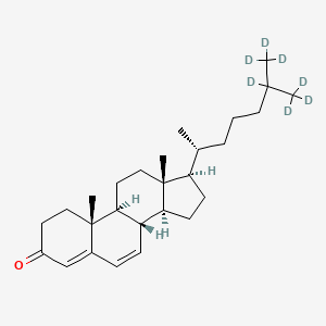 molecular formula C27H42O B12430559 Cholesta-4,6-dien-3-one-d7 