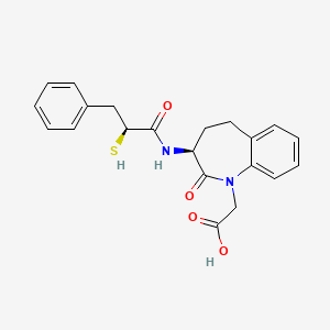 [(S)-3-((S)-2-Mercapto-3-phenyl-propionylamino)-2-oxo-2,3,4,5-tetrahydro-benzo[b]azepin-1-yl]-acetic acid
