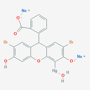 molecular formula C20H11Br2HgNa2O6 B12430630 disodium;[2,7-dibromo-9-(2-carboxylatophenyl)-6-hydroxy-3-oxido-9H-xanthen-4-yl]mercury;hydrate 