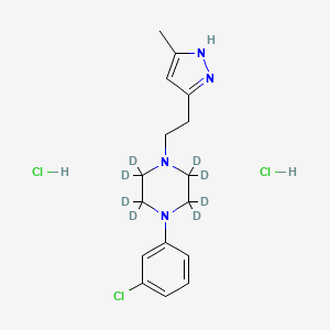 molecular formula C16H23Cl3N4 B12430631 Mepiprazole-d8 (dihydrochloride) 
