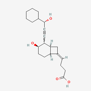 (4Z)-4-[(1S,2S,3R,6S)-2-[(3S)-3-cyclohexyl-3-hydroxyprop-1-ynyl]-3-hydroxy-7-bicyclo[4.2.0]octanylidene]butanoic acid