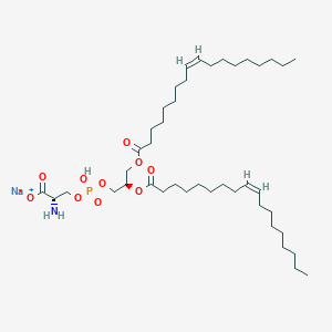 molecular formula C42H77NNaO10P B12430706 1,2-Dioleoyl-sn-glycero-3-phospho-L-serine (sodium) 