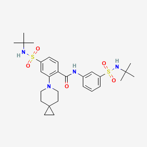 molecular formula C28H40N4O5S2 B12430788 Kif18A-IN-1 