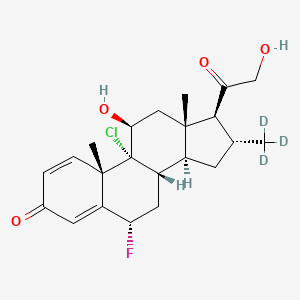 molecular formula C22H28ClFO4 B12430830 Clocortolone-d3 
