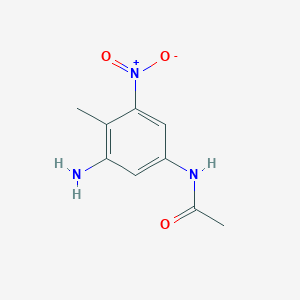 molecular formula C9H11N3O3 B1243085 4-Acetamido-2-amino-6-nitrotoluene 
