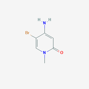 molecular formula C6H7BrN2O B12430905 4-Amino-5-bromo-1-methyl-1,2-dihydropyridin-2-one 