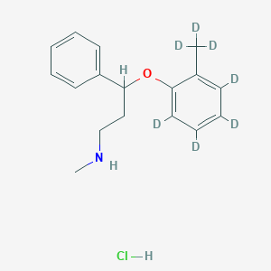 molecular formula C17H22ClNO B12430913 (Rac)-Atomoxetine D7 (hydrochloride) 