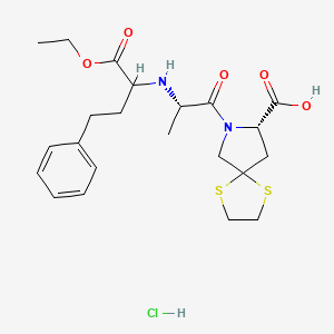 molecular formula C22H31ClN2O5S2 B12430940 Spirapril (hydrochloride) 