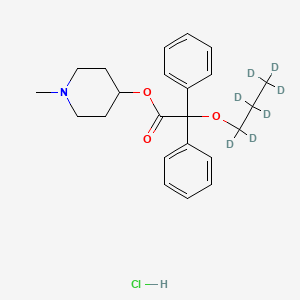 molecular formula C23H30ClNO3 B12430963 Propiverine-d7 Hydrochloride 