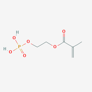 molecular formula C6H11O6P B012431 Ethylene glycol methacrylate phosphate CAS No. 24599-21-1