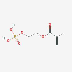 molecular formula C6H11O6P B012431 甲基丙烯酰氧基乙基磷酸 CAS No. 24599-21-1