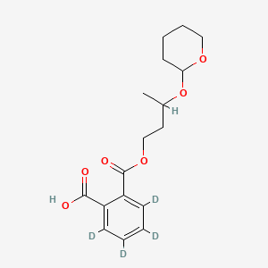 molecular formula C17H22O6 B12431008 Mono(3-tetrahydropyranyloxybutyl)phthalate-d4 