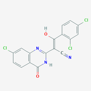 molecular formula C17H8Cl3N3O2 B12431035 Cilliobrevin D 