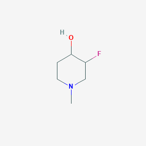 molecular formula C6H12FNO B12431057 3-Fluoro-1-methylpiperidin-4-ol 