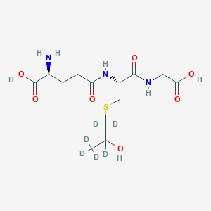 molecular formula C13H23N3O7S B12431086 S-(2-Hydroxypropyl)glutathione-d6 