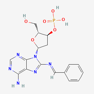 molecular formula C17H19N6O6P B1243111 8-Benzylamino camp CAS No. 31319-90-1