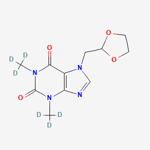 molecular formula C11H14N4O4 B12431120 Doxofylline-d6 