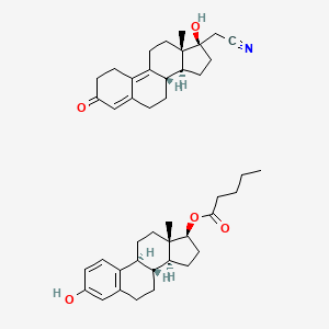 molecular formula C43H57NO5 B1243121 Qlaira CAS No. 307334-58-3