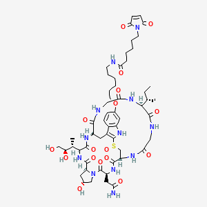 molecular formula C55H78N12O17S B12431233 Mal-C6-alpha-Amanitin 