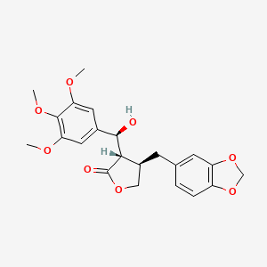 molecular formula C22H24O8 B1243128 Podorhizol 
