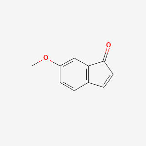 molecular formula C10H8O2 B12431291 6-methoxy-1H-inden-1-one CAS No. 38480-95-4