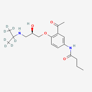 molecular formula C18H28N2O4 B12431297 R-Acebutolol-d7 