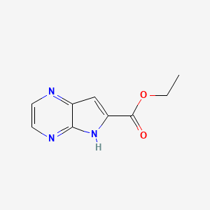 molecular formula C9H9N3O2 B12431329 Ethyl 5H-pyrrolo[2,3-b]pyrazine-6-carboxylate 