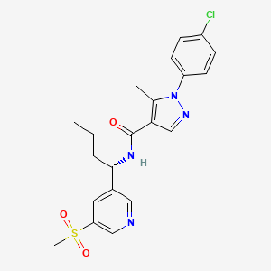 molecular formula C21H23ClN4O3S B12431344 CCR1 antagonist 6 