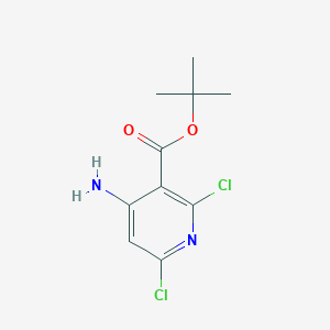 molecular formula C10H12Cl2N2O2 B12431395 Tert-butyl 4-amino-2,6-dichloronicotinate CAS No. 1211517-70-2