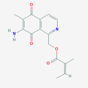 molecular formula C16H16N2O4 B1243141 Cribrostatin 3 