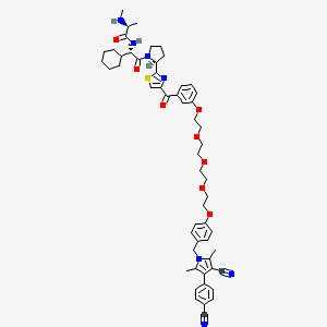 molecular formula C55H65N7O8S B12431414 Sniper(AR)-51 